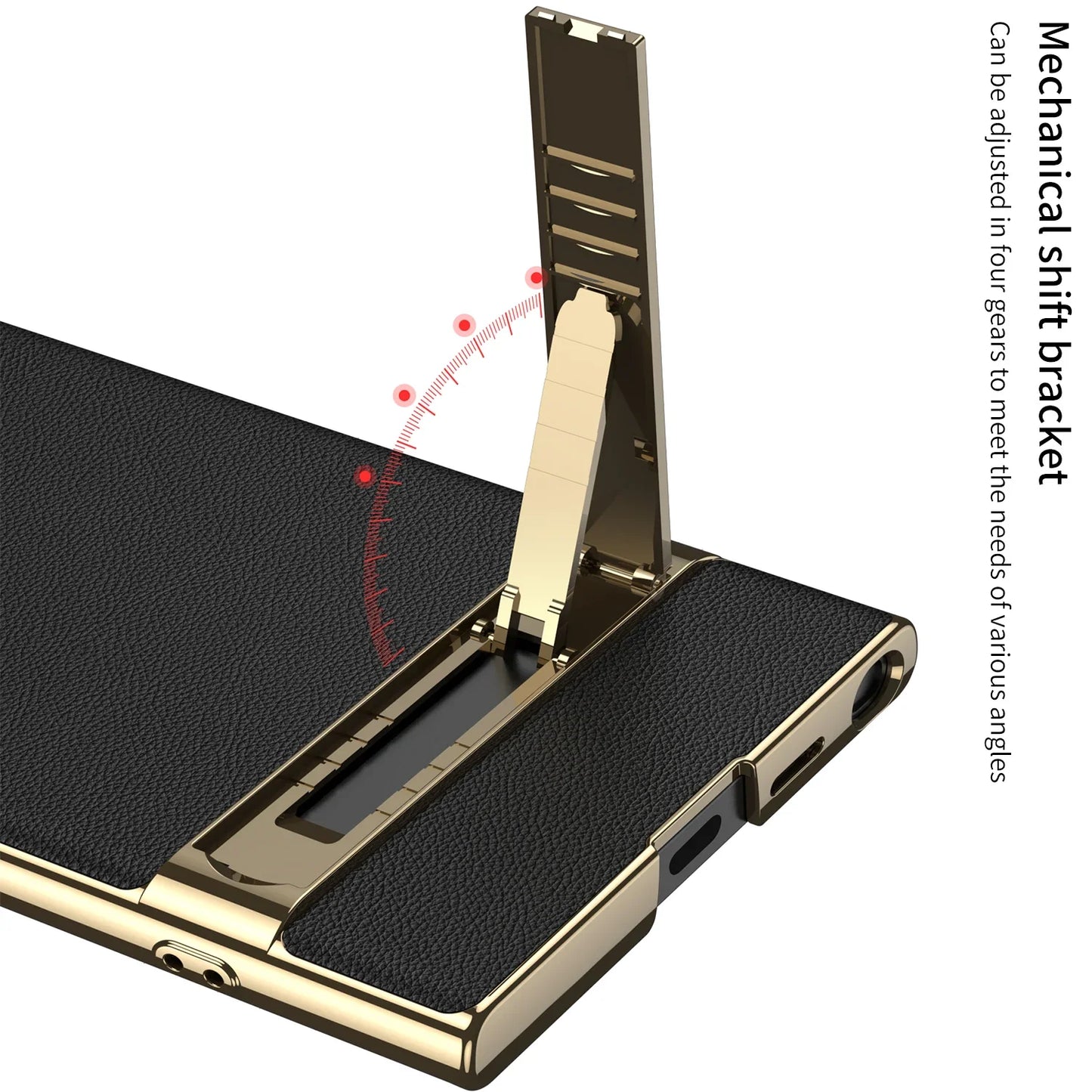 Luxury Shockproof Leather Case with Bracket For Samsung Galaxy S24 Series - S Ultra Case