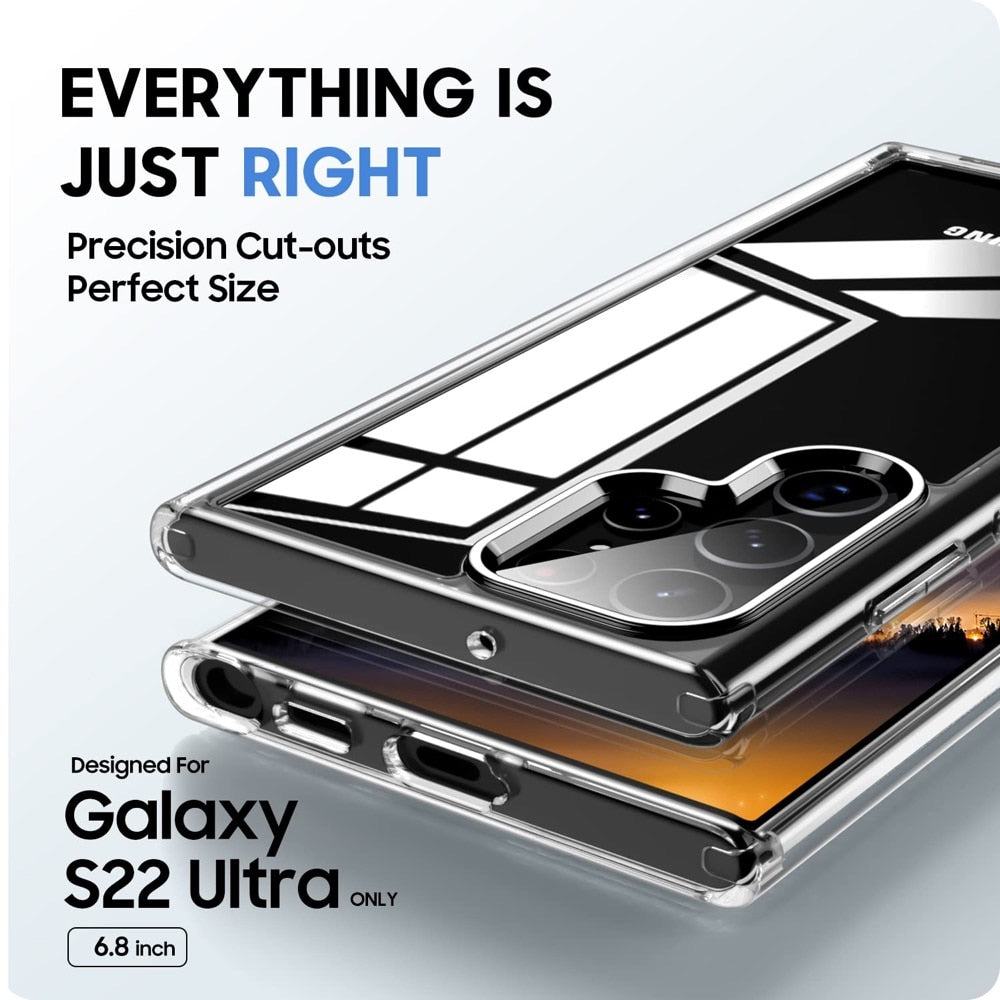 Crystal Clear Case for Samsung Galaxy S23 Series - Caubade