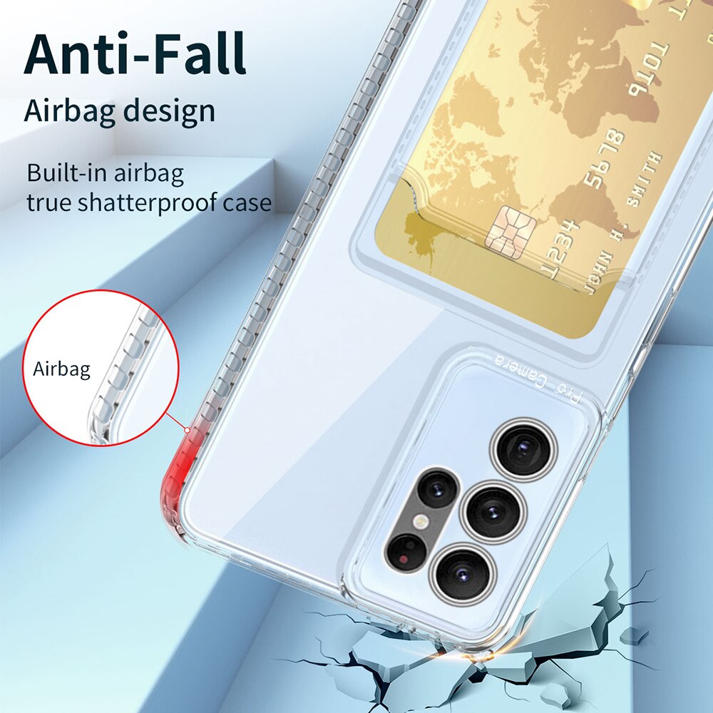 Clear Card Slot Case for Samsung Galaxy S23 Series - S23 Ultra Case