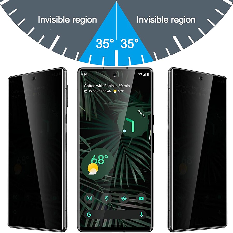 Anti Spy Tempered Glass For Google Pixel 7 Series - The Pixel Store