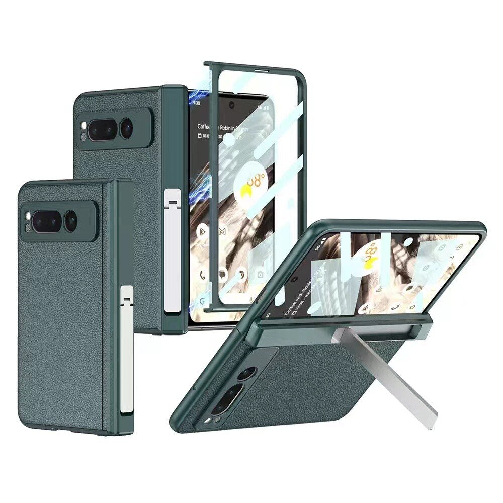 Full Protection Leather Case for Google Pixel Fold - The Pixel Store