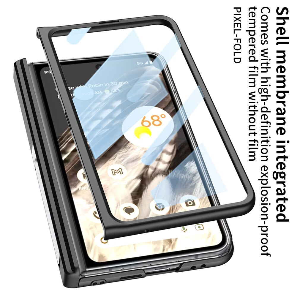 Leather Wireless Charging Case For Google Pixel Fold - The Pixel Store