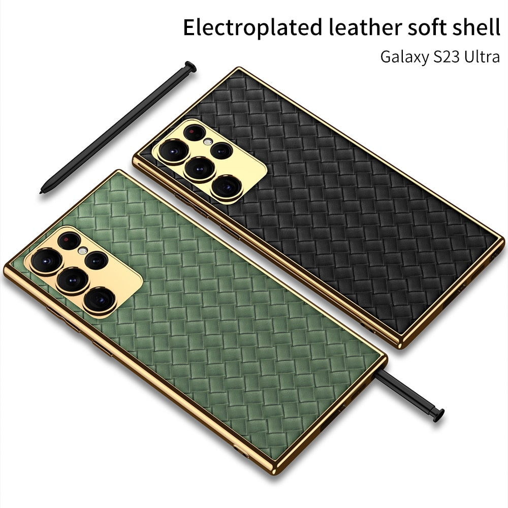 Luxury Leather Case for Samsung Galaxy S23 Series - Caubade