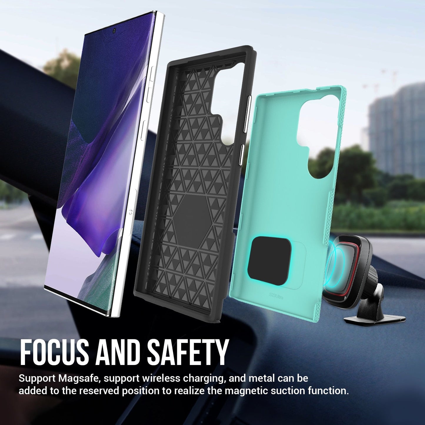 Anti-Shock Armor Case for Samsung Galaxy S23 Series - Caubade