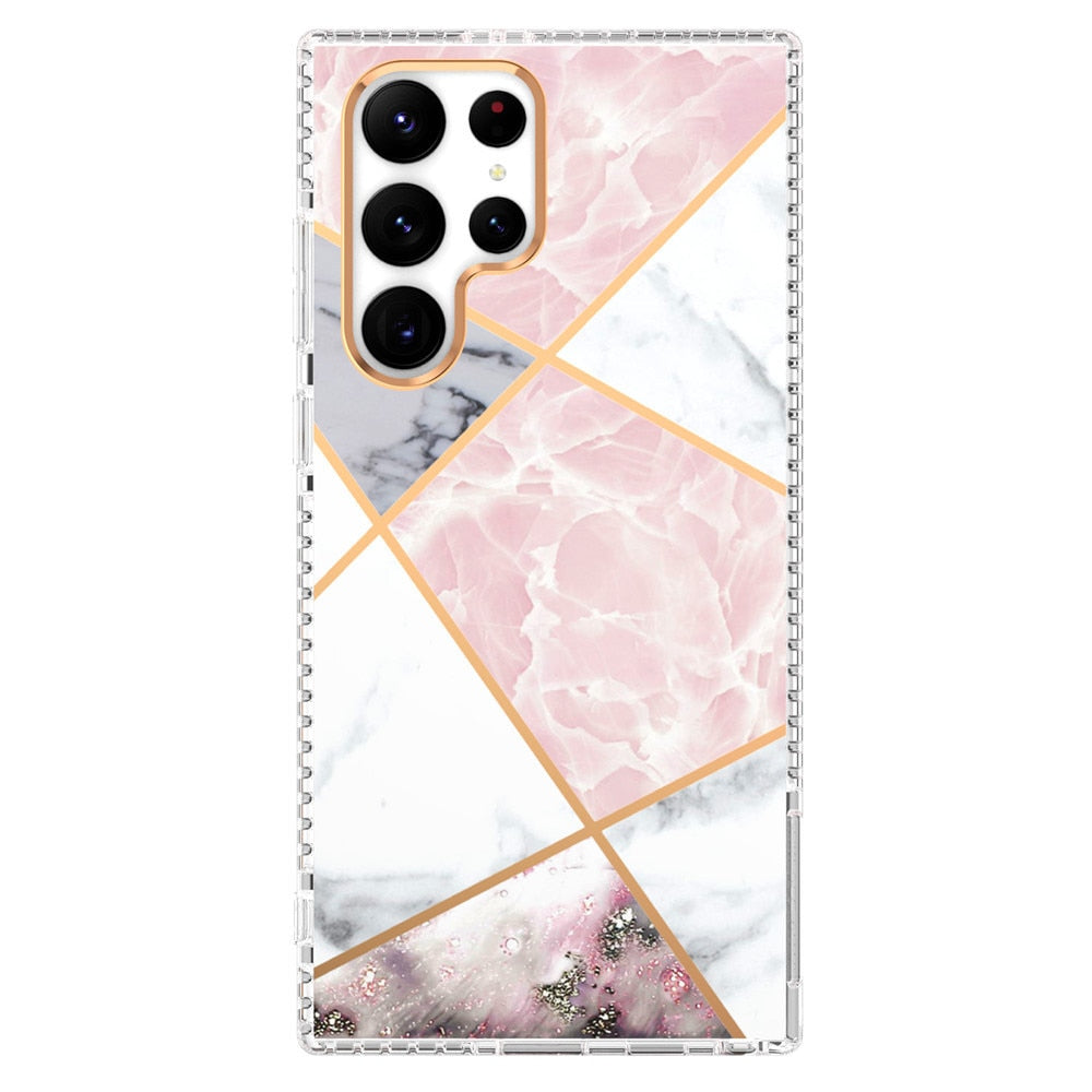Marble Texture Shockproof Case for Samsung Galaxy S23 Series