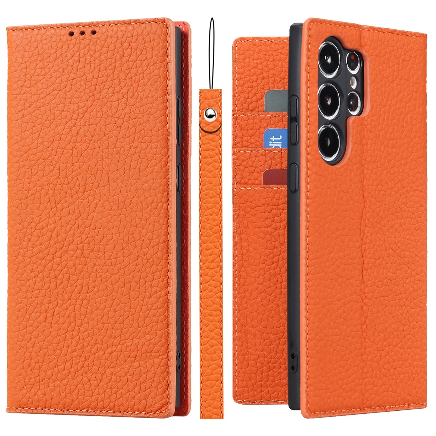 Leather Wallet Case for Samsung Galaxy S23 Series - Caubade