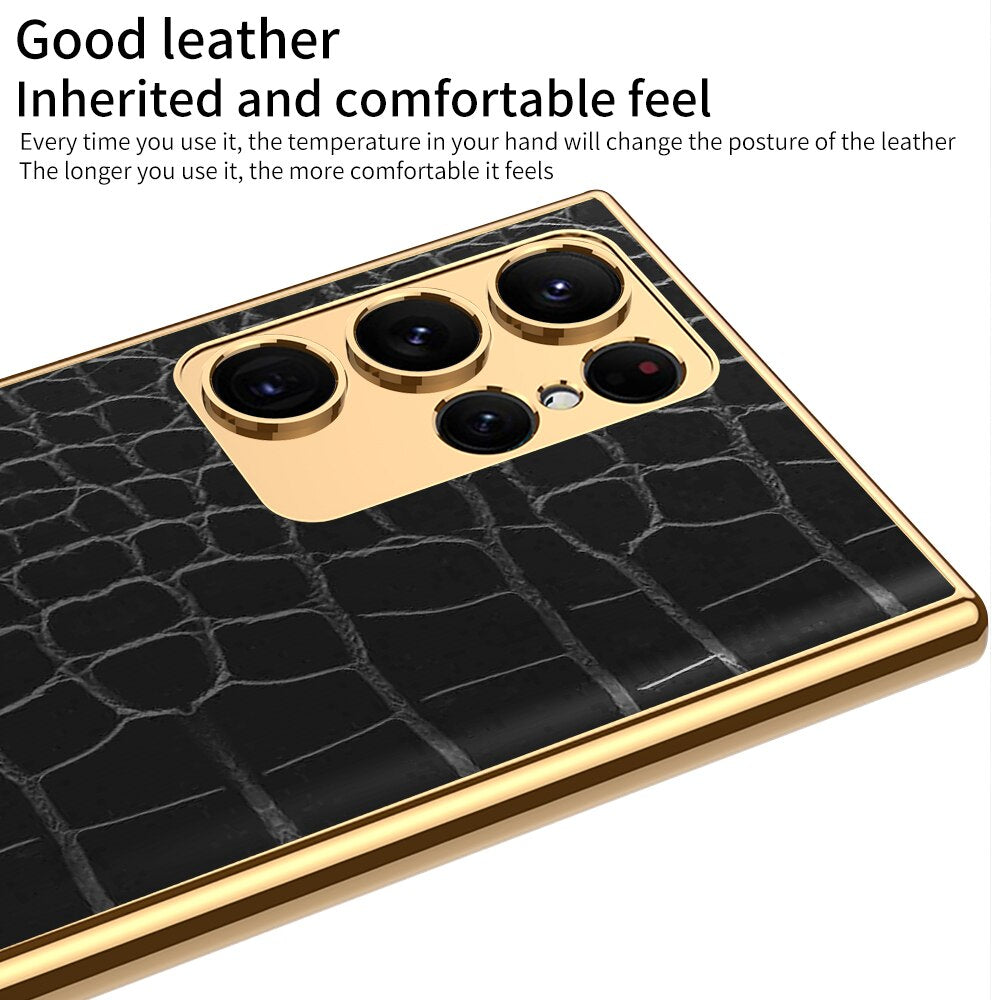 Luxury Leather Case For Samsung Galaxy S23 Series - Caubade