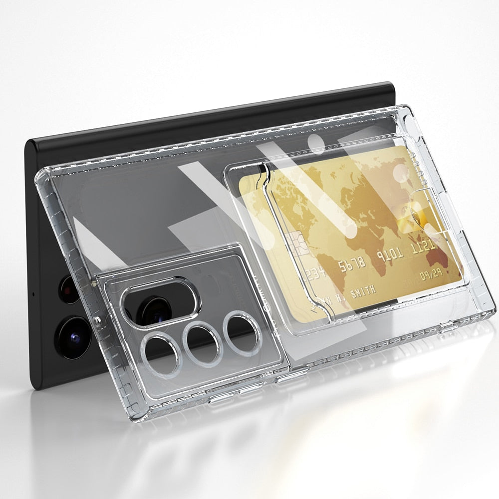 Clear Card Slot Case for Samsung Galaxy S23 Series - S23 Ultra Case