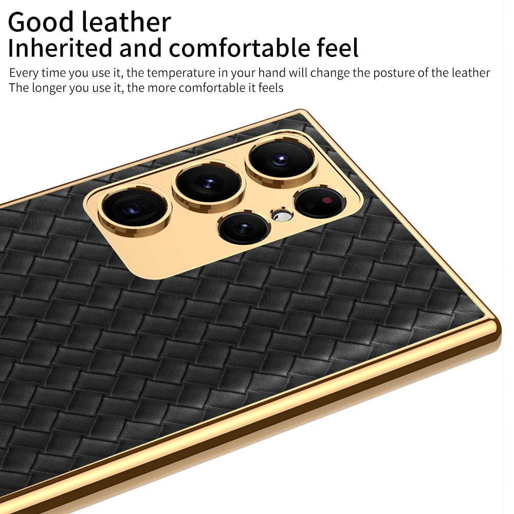Luxury Leather Case for Samsung Galaxy S23 Series - Caubade