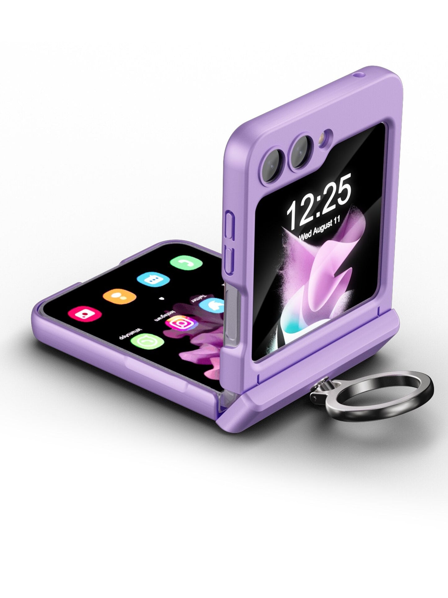 Shockproof Case with Ring Holder Bracket for Samsung Galaxy Z Flip 5