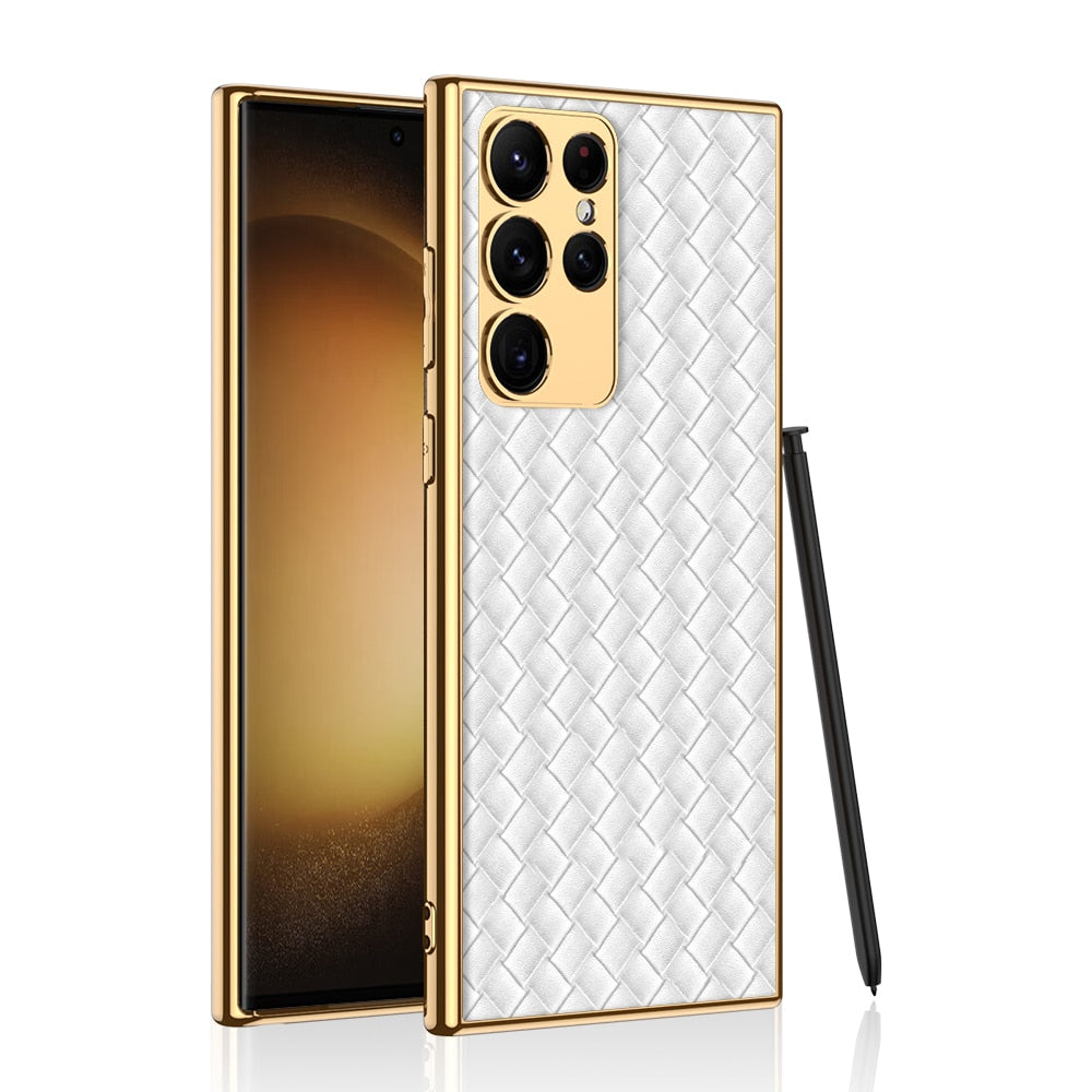 Luxury Leather Case for Samsung Galaxy S23 Series - Caubade