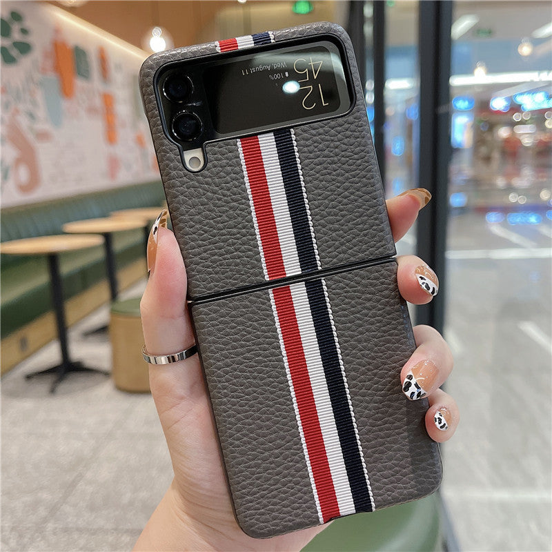 Fashion stripe Case for Samsung Galaxy Z Flip 4 - Galaxy Z Flip 4 Case
