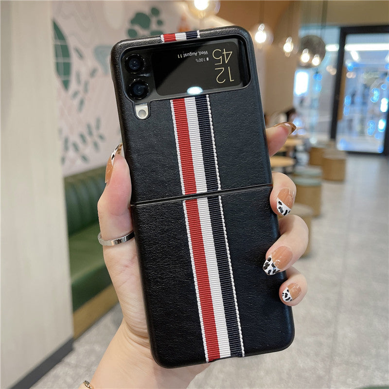Fashion stripe Case for Samsung Galaxy Z Flip 4 - Galaxy Z Flip 4 Case
