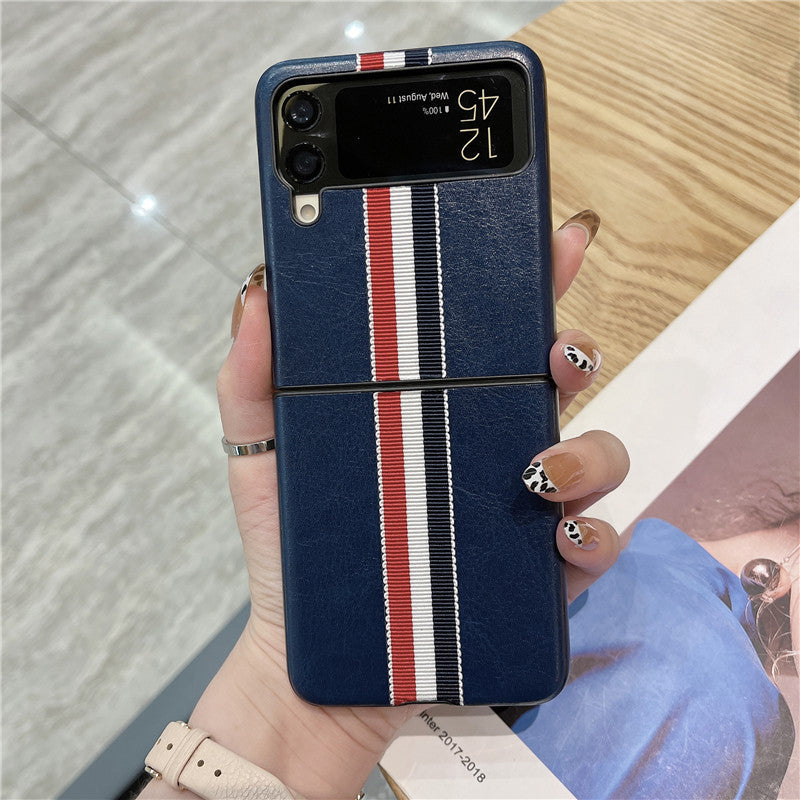 Fashion stripe Case for Samsung Galaxy Z Flip 4 - Galaxy Z Flip 4 Case