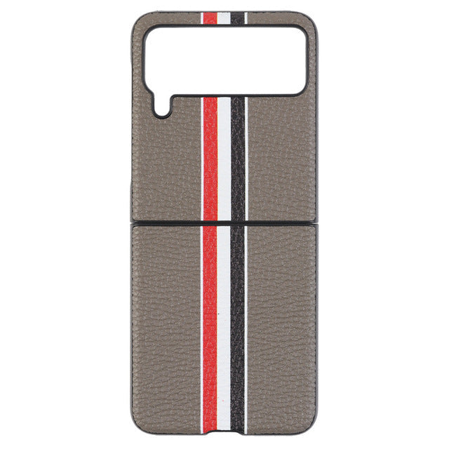 Fashion stripe Case for Samsung Galaxy Z Flip 4 - Galaxy Z Flip 4 Case