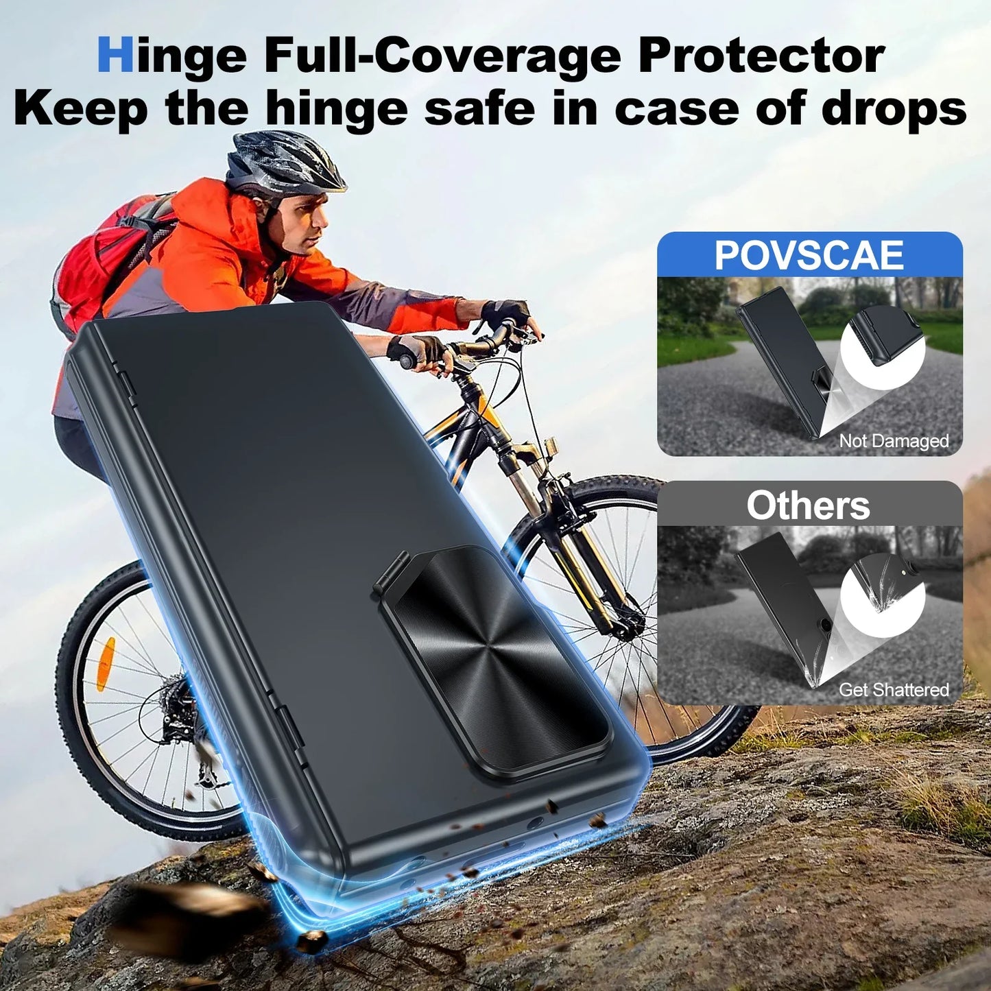 Shockproof Case with Camera Stand Cover Pen Holder For Samsung