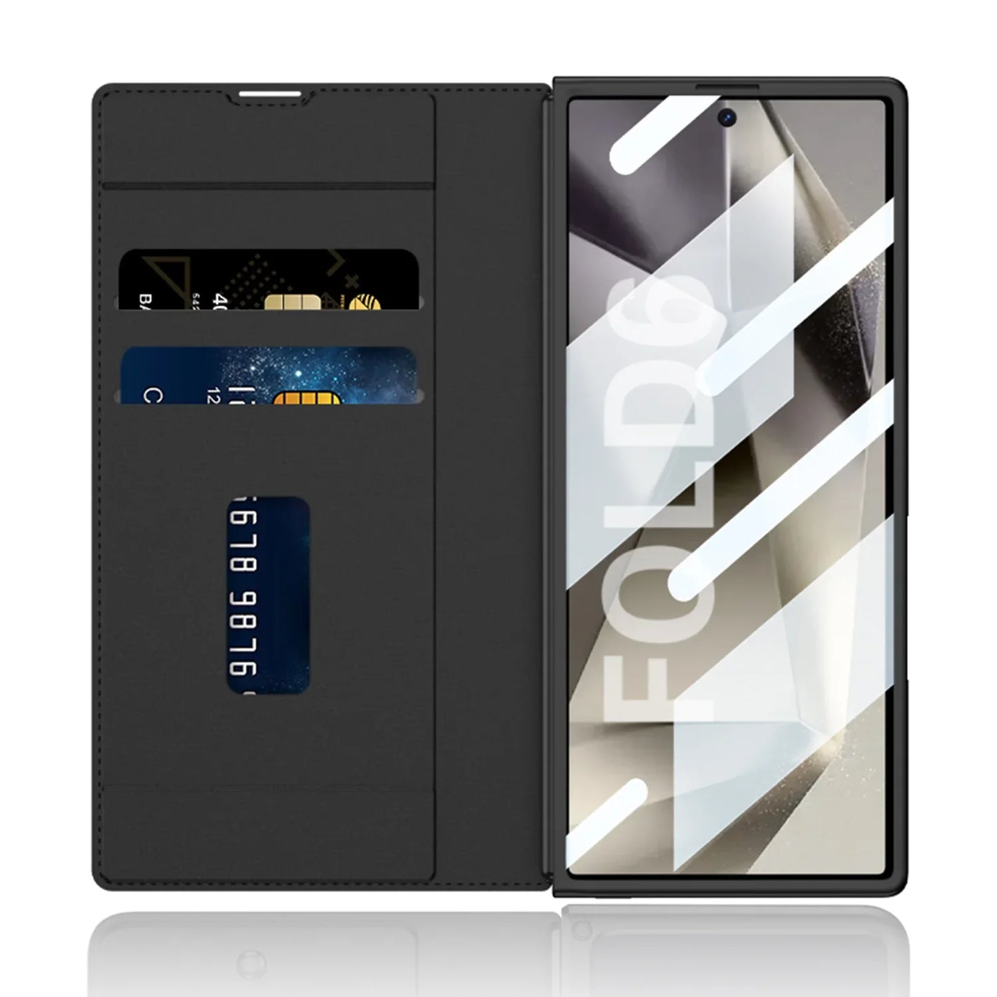 Shockproof Leather Case with Screen Protection For Samsung Galaxy Z Fold 6