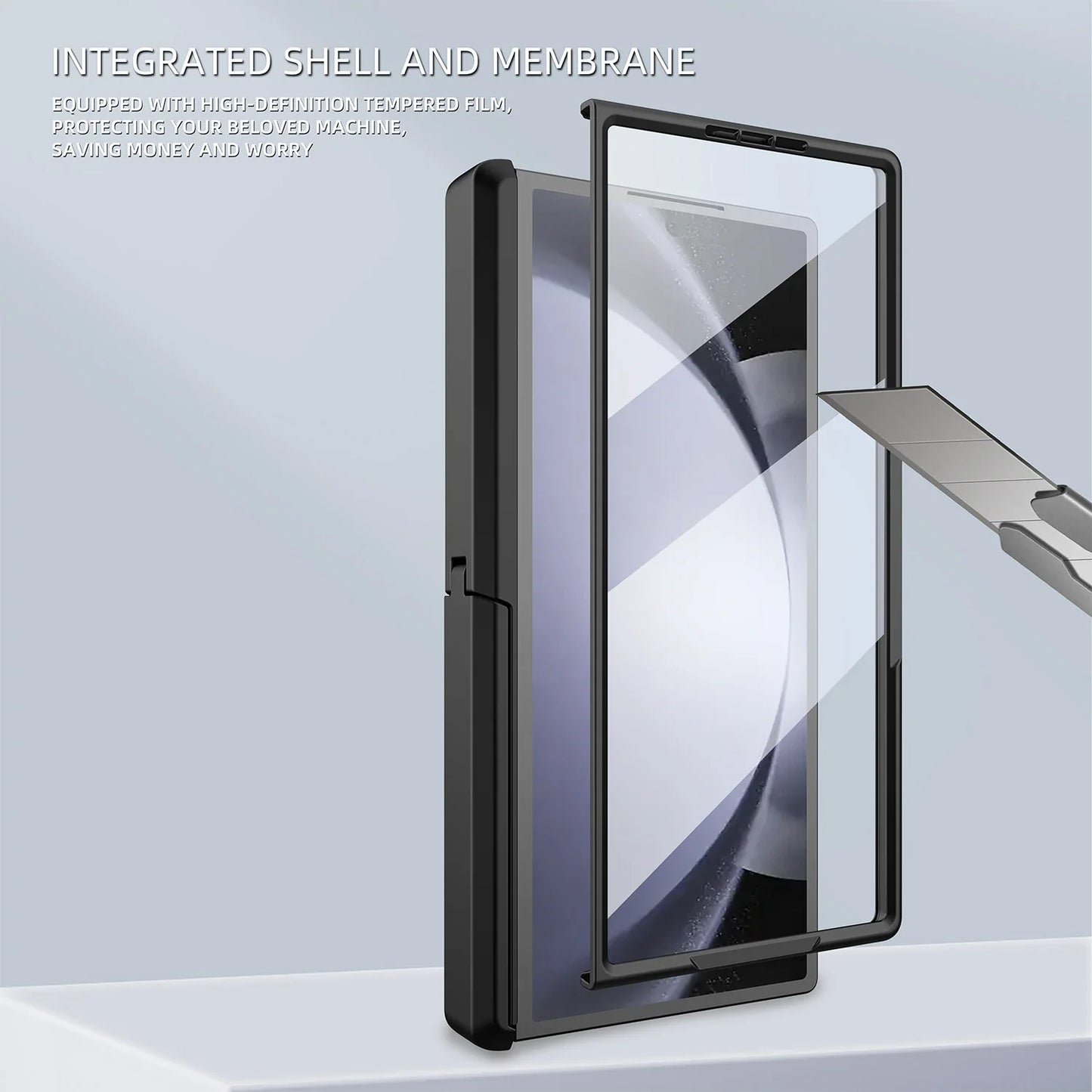 Full Protection Case with Invisible Bracket For Samsung Galaxy Z Fold 6