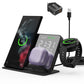 4 in 1 Wireless Fast Charger for Samsung Galaxy S23 Series With Alarm Clock