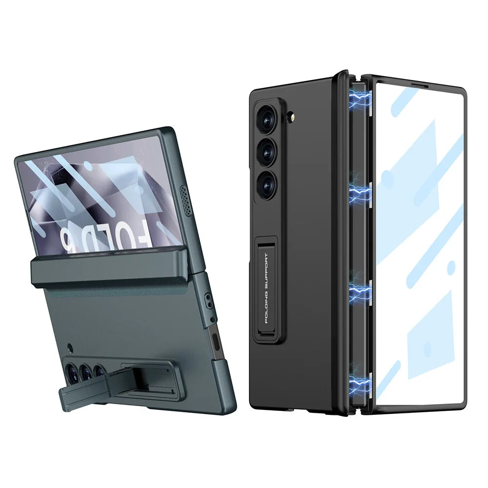 Armor Case with Magnetic Hinge Protection For Samsung Galaxy Z Fold 6