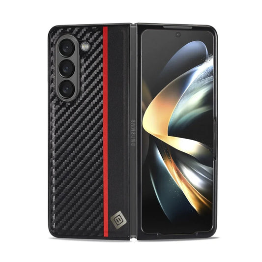 Shockproof Carbon Fiber Texture Case For Samsung Galaxy Z Fold Series