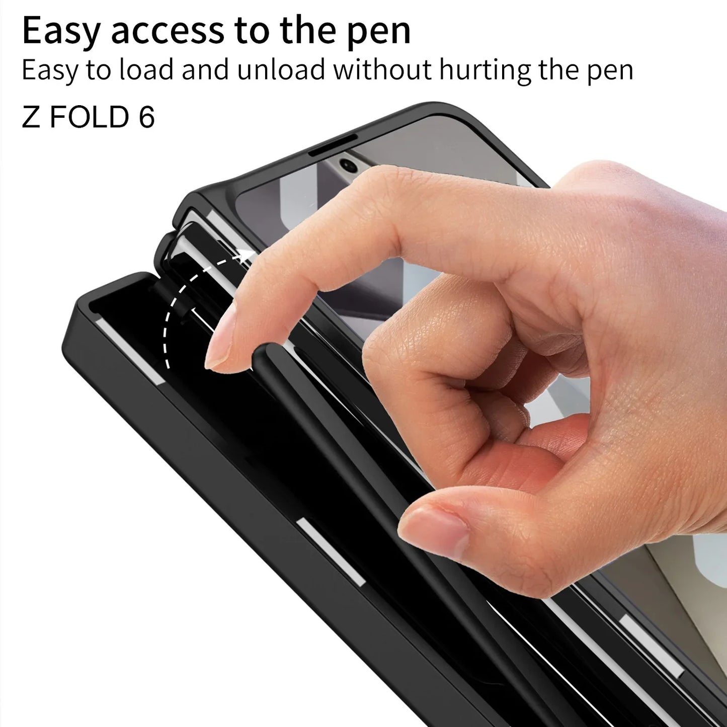 Shockproof Case with Pen Holder For Samsung Galaxy Z Fold 6