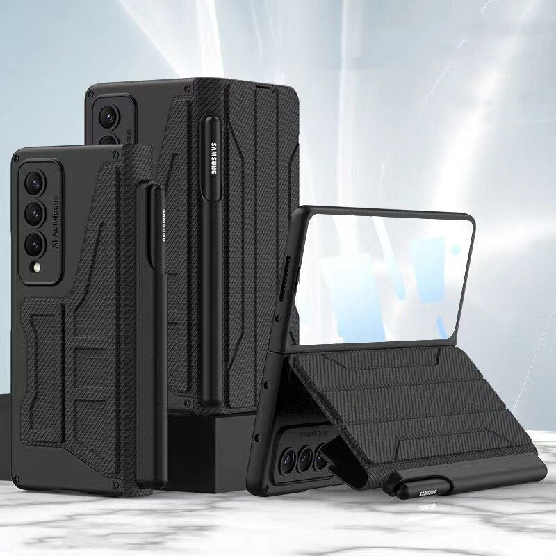 Anti Drop Case with S Pen Slot Cover for Samsung Galaxy Z Fold 4