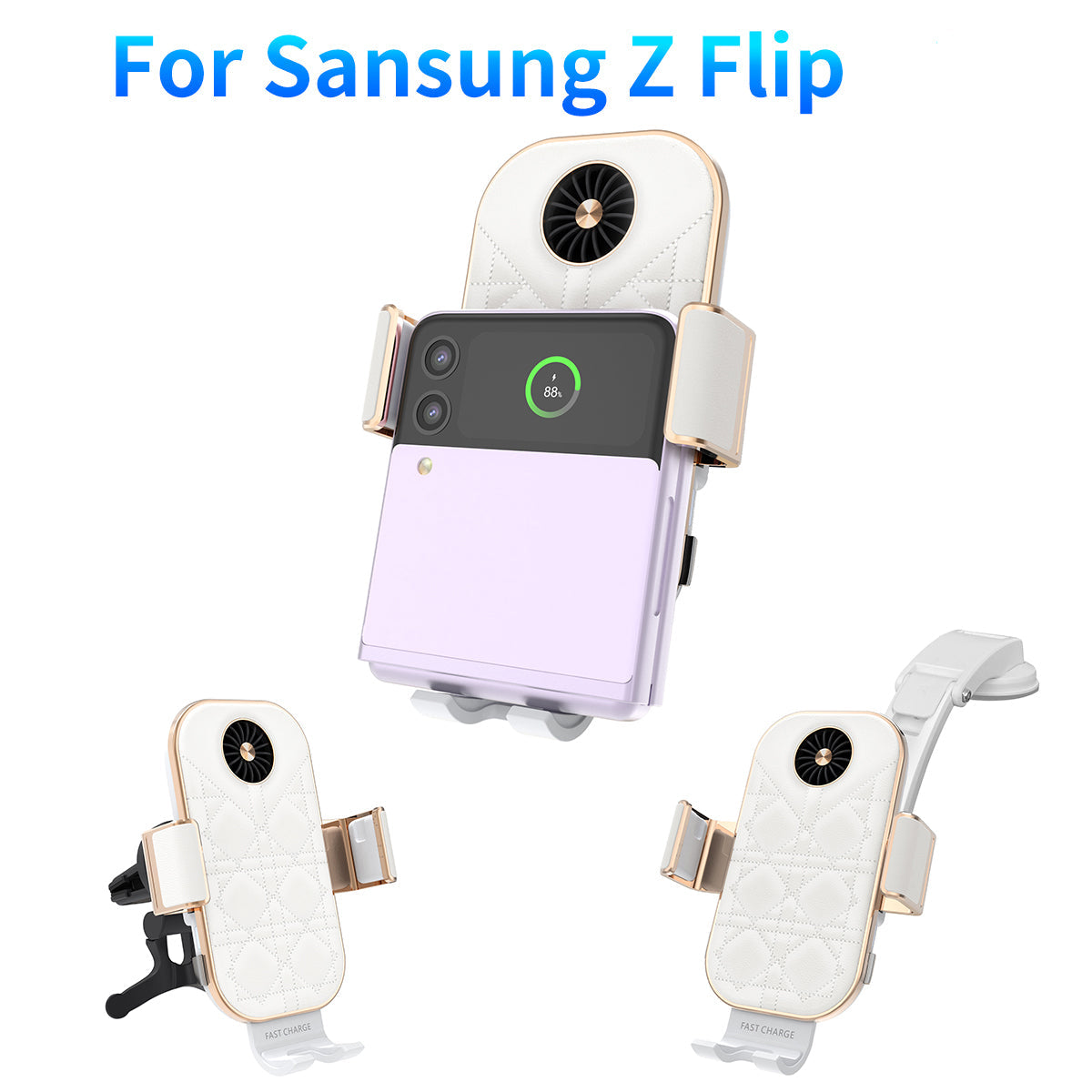 Wireless Car Charger for Samsung Galaxy Z Flip Series