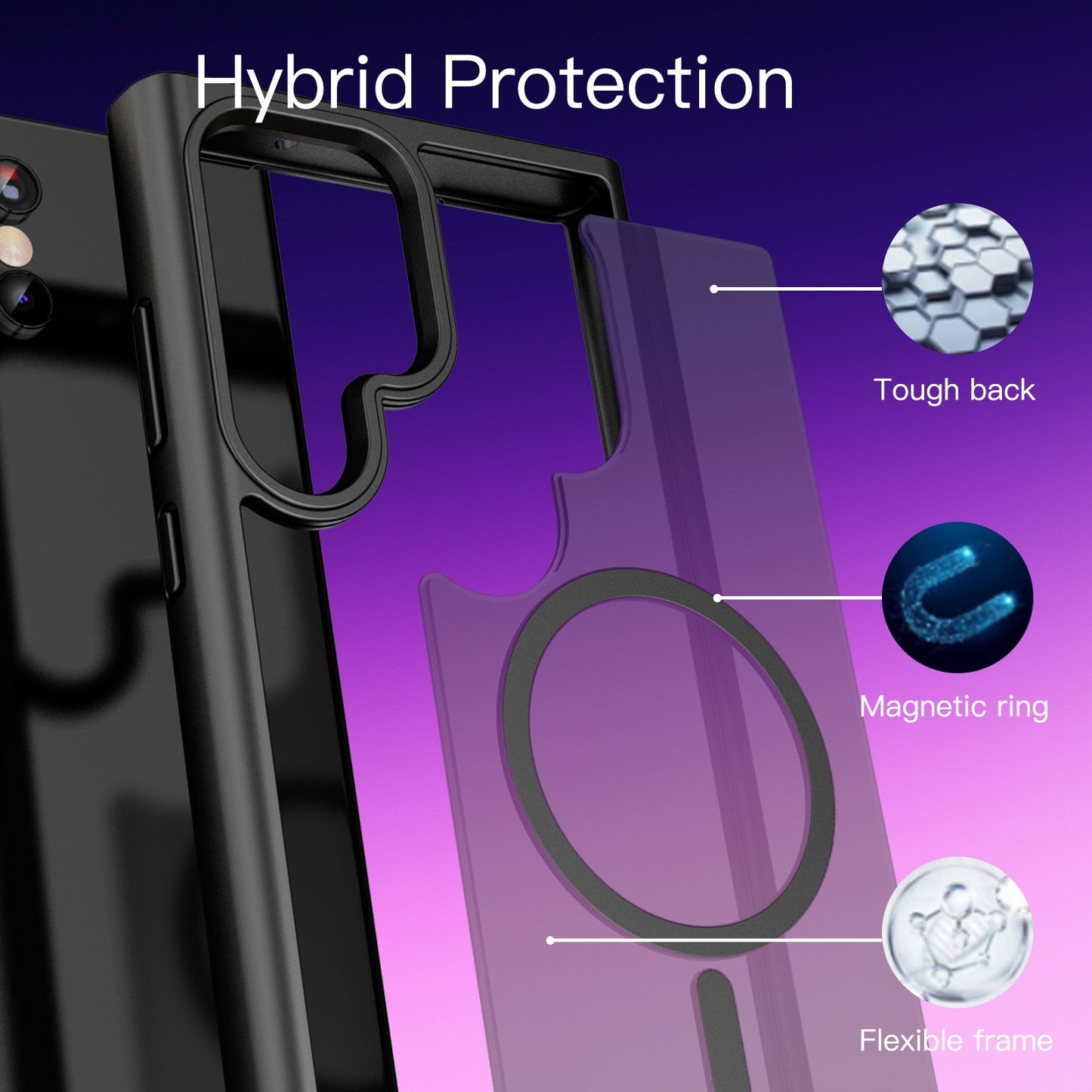 Magnetic Full Protection Case for Samsung Galaxy S23 Series - Caubade