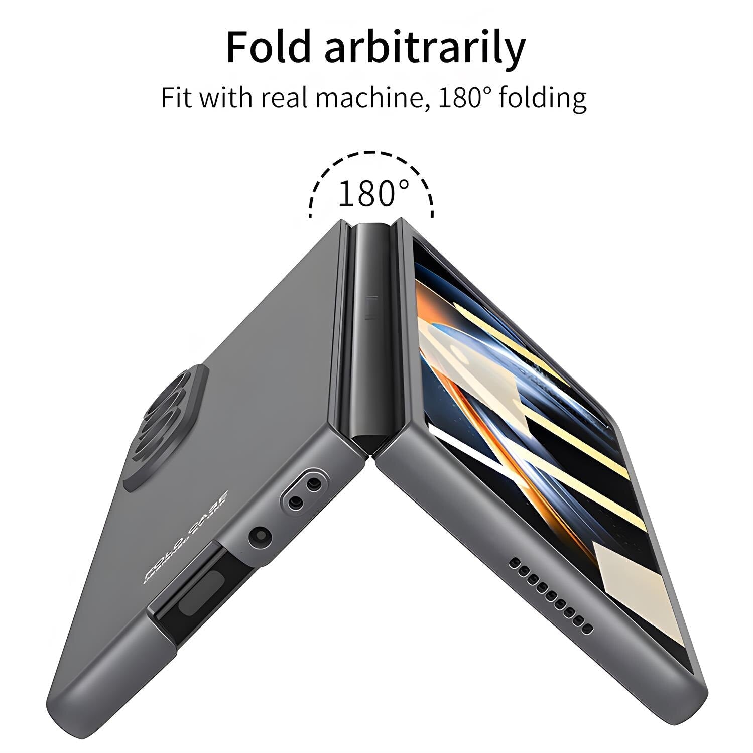 Ultra Thin Shockproof Matte Case with Glass Film For Samsung Galaxy Z Fold 4