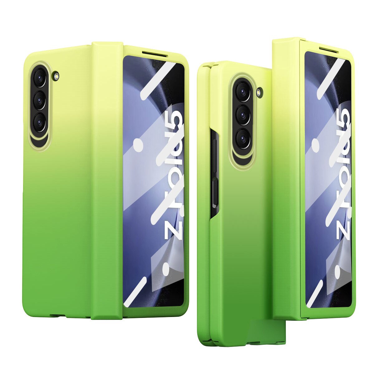 Colorful Matte Case with Hinge protection For Samsung Galaxy Z Fold 5