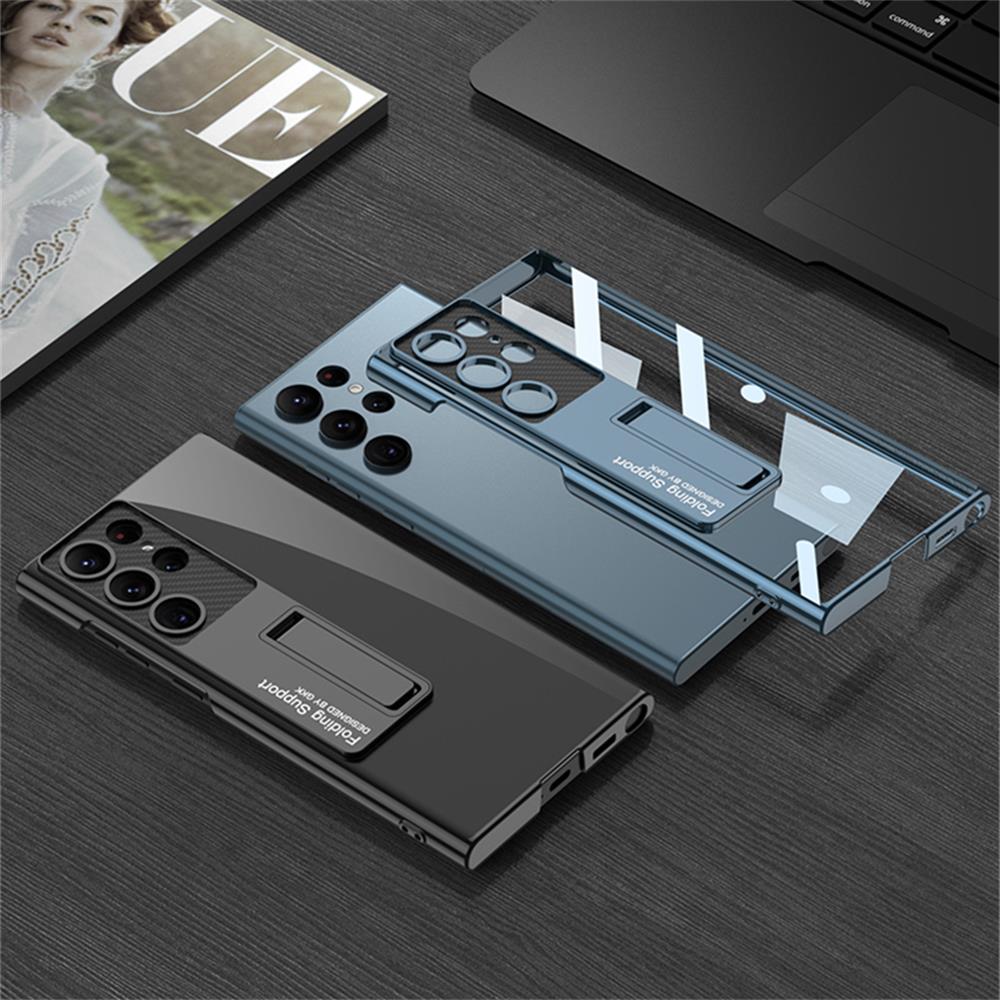 Transparent Shockproof case with Bracket For Samsung Galaxy S23 Series - S23 Ultra Case