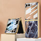 Shockproof Plating marble Cover For Samsung Galaxy Z Flip 5