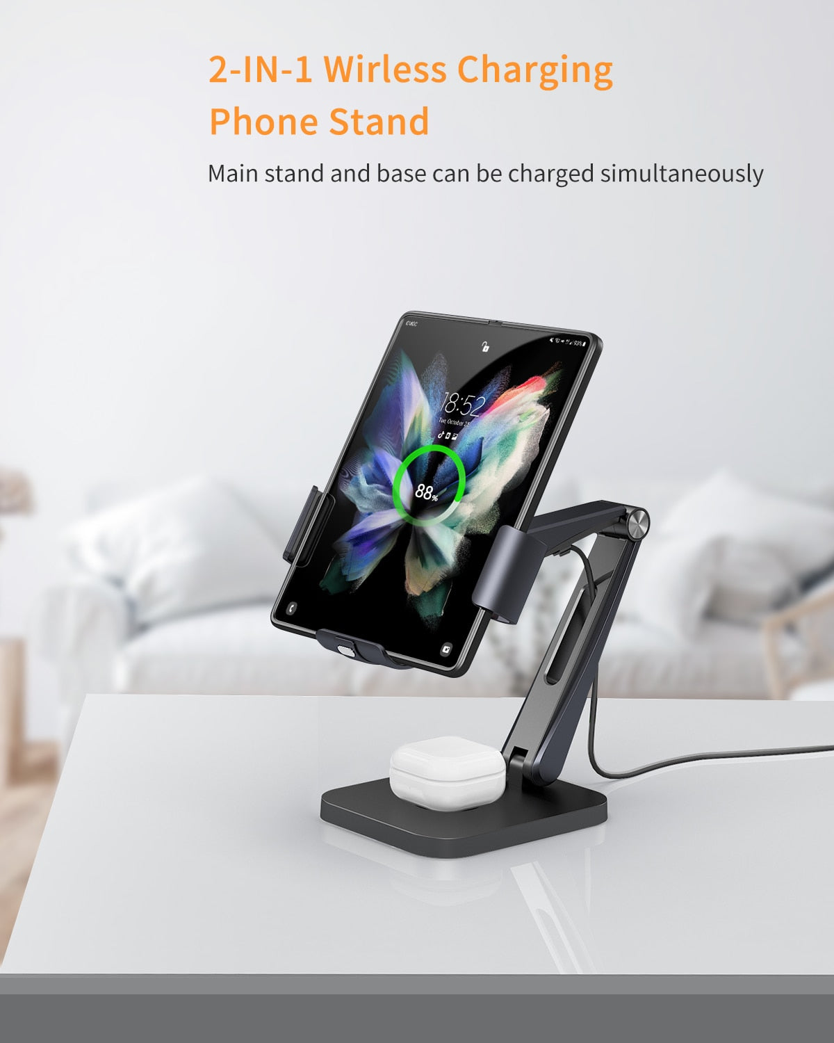 2 in 1 Wireless Charger Stand For Z Fold Series