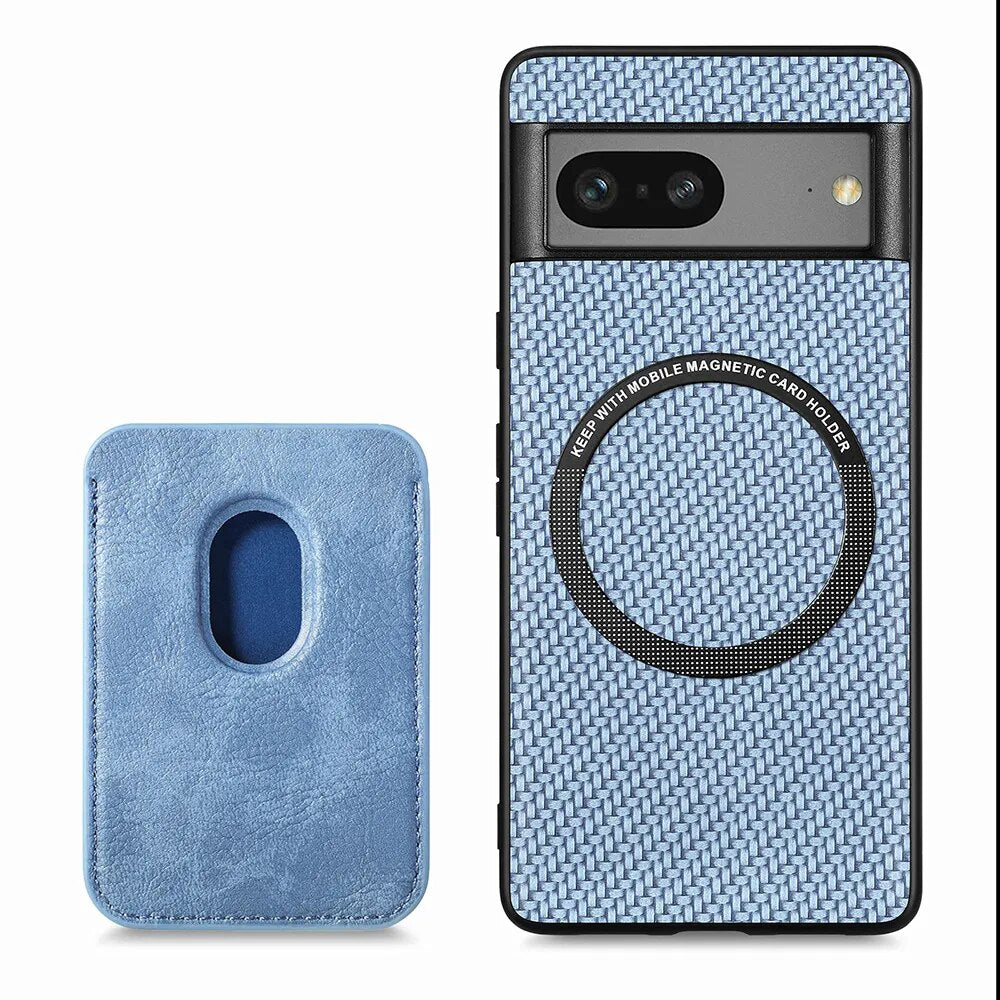 2 in 1 Leather Magnetic Case for Google Pixel 8 Series