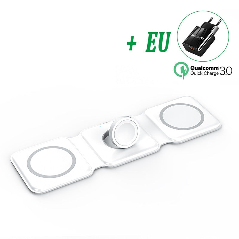 3 in 1 Magnetic Wireless Charger For Samsung Galaxy S23 Series - Caubade