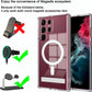 Magsafe Clear Case with Metal Kickstand for Galaxy S23 Series - Caubade
