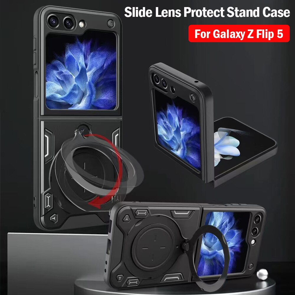 Magnetic Ring Stand Case for Samsung Galaxy Z Flip 5