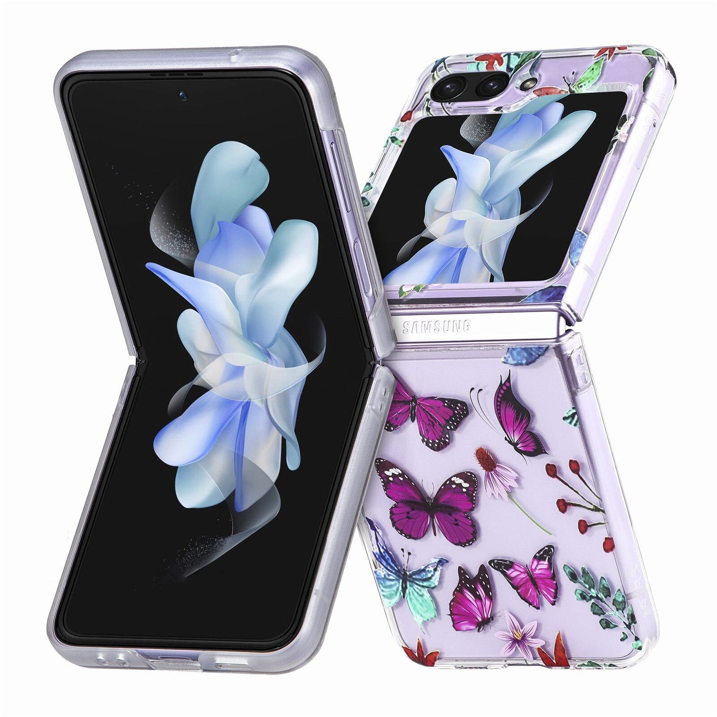 Anti-drop Painted Butterfly Cover for Samsung Galaxy Z Flip 5