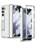 Transparent Magnetic Hinge Case with Stand for Samsung Galaxy Z Fold 5