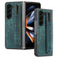 Wrist Strap Leather Case with Pen Slot For Samsung Galaxy Z Fold 5