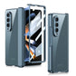 Magnetic Hinge Case with Glass Film Protective for Samsung Galaxy Z Fold 4