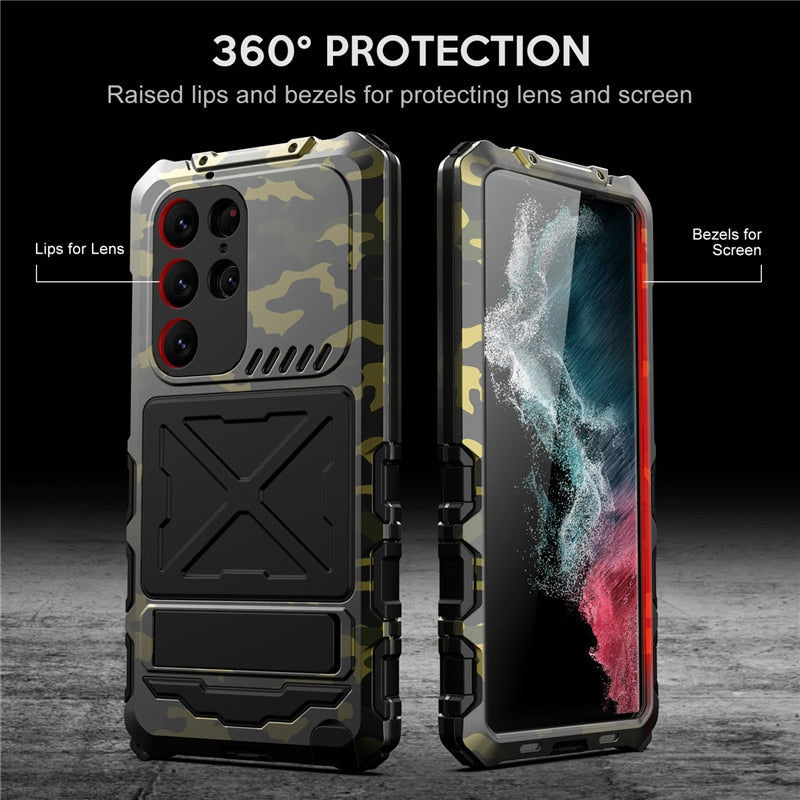 Armor Metal Case for Samsung Galaxy S23 Ultra - Caubade