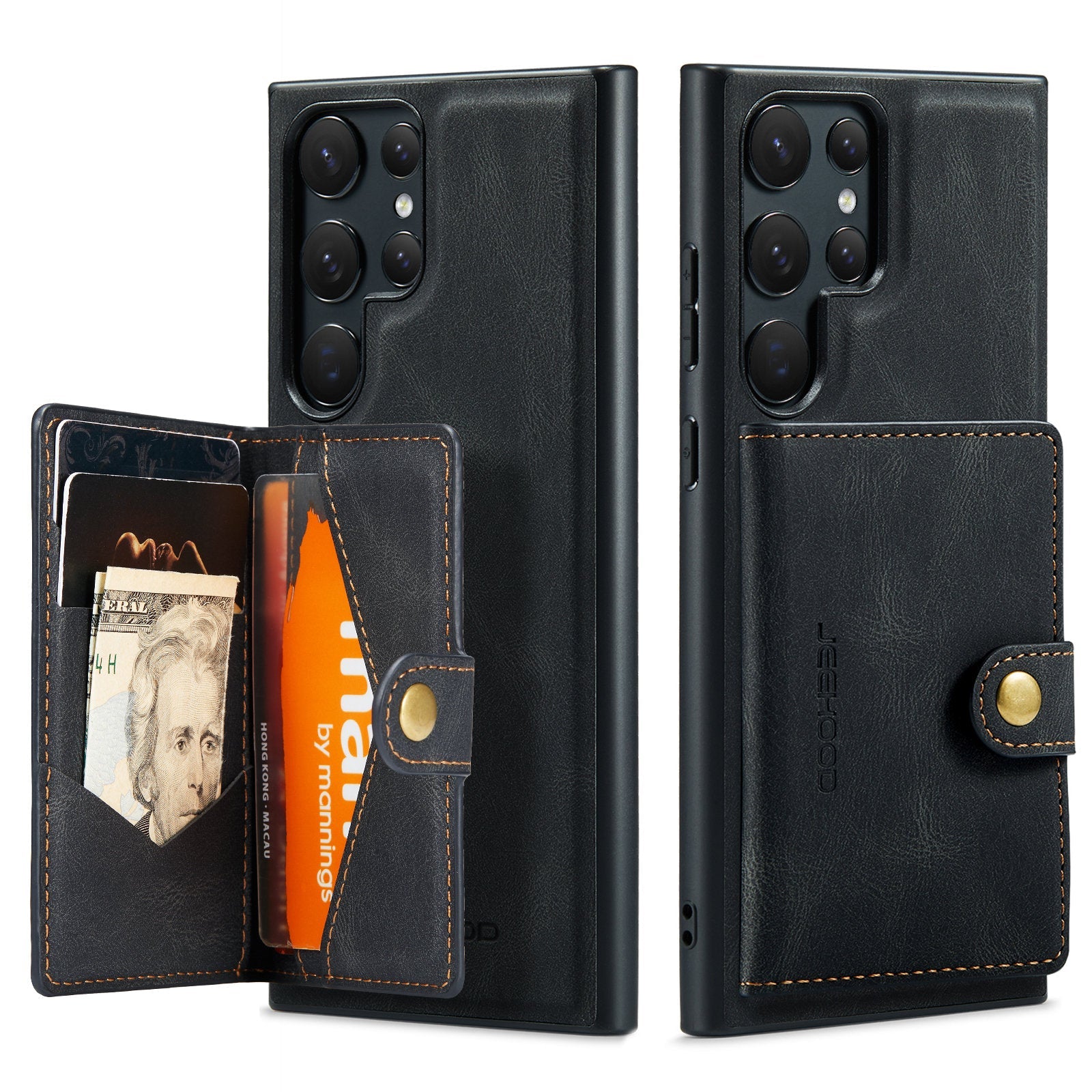 Magnetic Leather Wallet Case For Samsung Galaxy S23 Series - S23 Ultra Case