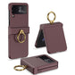 Ultra-Slim Full Protection Case with Ring Holder For Galaxy Z Flip 4 - Galaxy Z Flip 4 Case