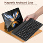 Leather Stand With Wireless Keyboard And Mouse For Samsung Galaxy Z Fold Series