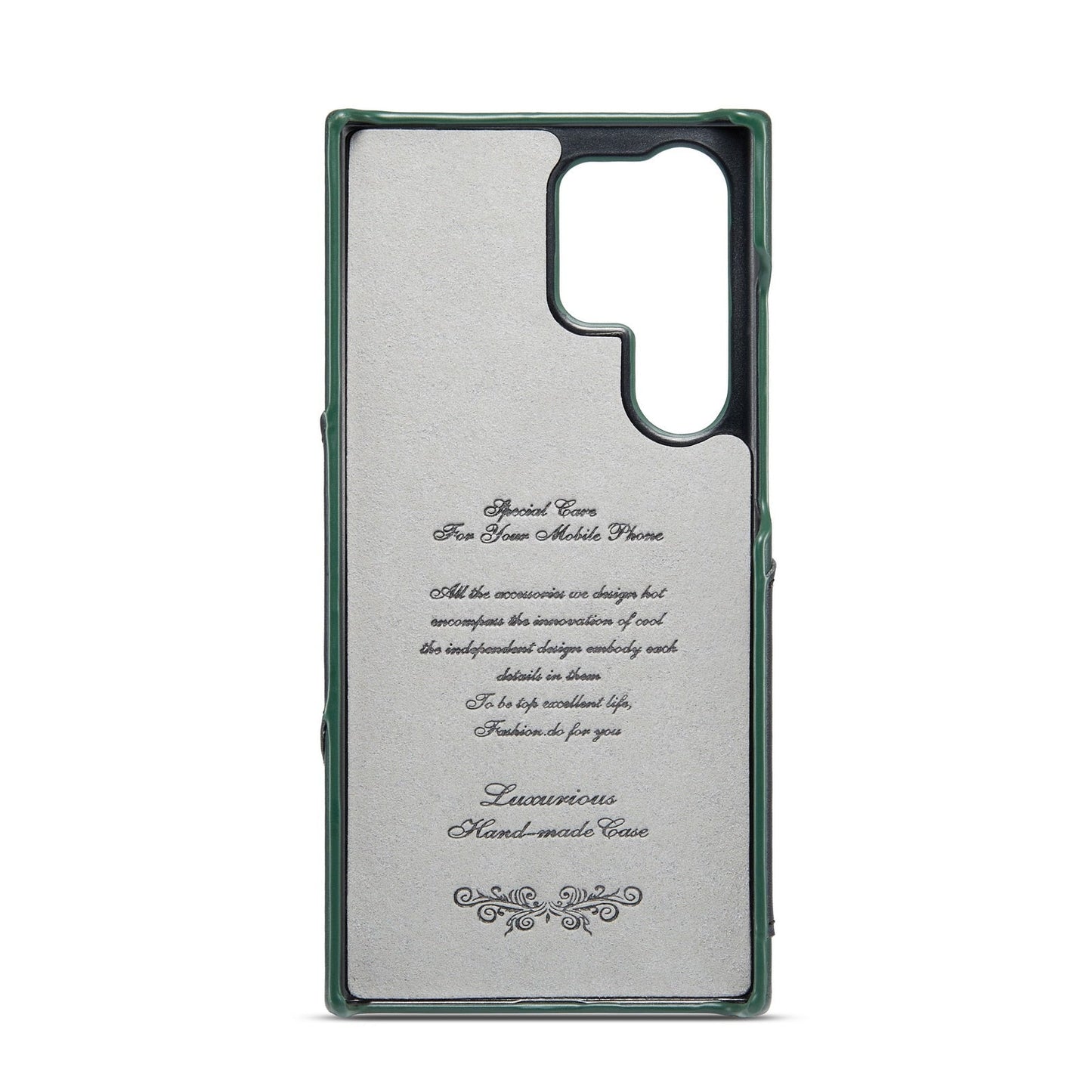 Leather Case with Card Slot Holder & Kickstand for Samsung Galaxy S23 Series - Caubade