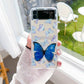 Butterfly Painted Shockproof Case For Samsung Galaxy Z Flip 4 - Galaxy Z Flip 4 Case
