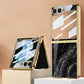Shockproof Plating marble Cover For Samsung Galaxy Z Flip 5