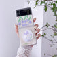 Cute Purple Tulip Case for Samsung Galaxy Z Flip 4 - Galaxy Z Flip 4 Case